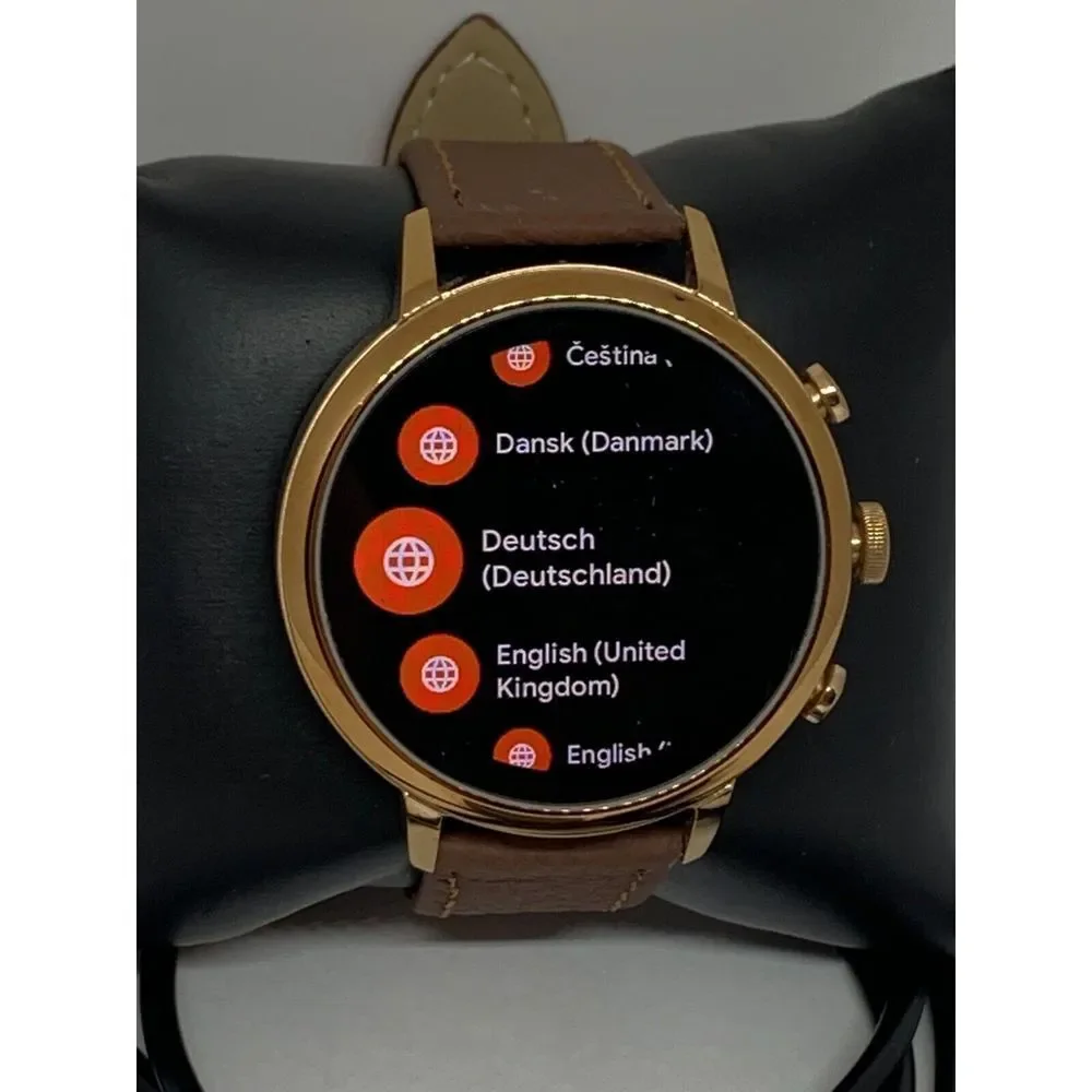 Fossil Gen 4 Authentic Digital Dial Smart Watch Custom Band FTW6018 QT768